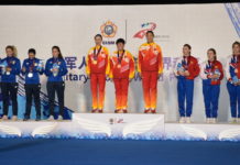 I risultati dei Giochi mondiali militari: cinque medaglie per l’Italia del trap i risultati dei giochi mondiali militari: il podio della gara di trap femminile a squadre