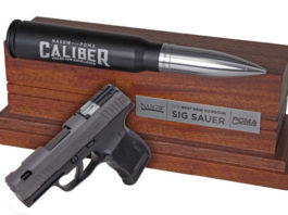 La miglior pistola del 2019 è una Sig Sauer La Sig Sauer P365 SAS è la miglior pistola del 2019, vince il Nasgw Poma Caliber Award