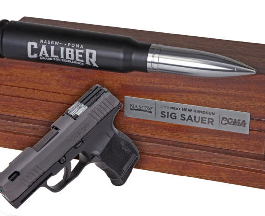 La miglior pistola del 2019 è una Sig Sauer La Sig Sauer P365 SAS è la miglior pistola del 2019, vince il Nasgw Poma Caliber Award