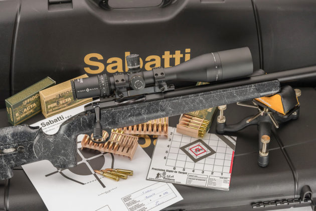 sabatti tactical evo, la nuova carabina bolt action con munizioni fiocchi exacta e perfecta