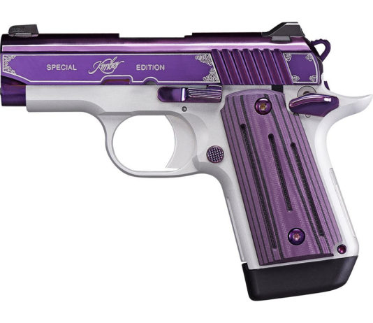 Kimber Micro 9 Amethyst, la pistola microcompatta (quasi) tutta viola Kimber Micro 9 Amethyst, pistola microcompatta viola