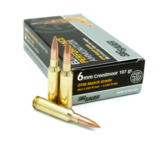 Munizioni da tiro in calibro 6 mm Creedmoor: ecco anche le Sig Sauer Elite Match Munizioni da tiro in calibro 6 mm Creedmoor, ecco anche le Sig Sauer Elite Match