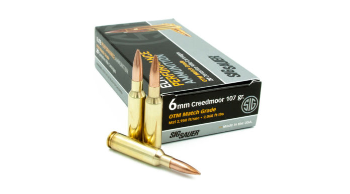 Munizioni da tiro in calibro 6 mm Creedmoor, ecco anche le Sig Sauer Elite Match