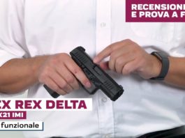 Arex Rex Delta calibro 9×21, la prova a fuoco