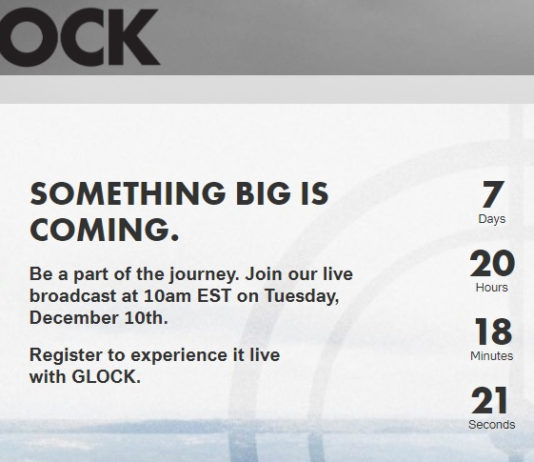 Partito il conto alla rovescia per la novità di Glock Partito il conto alla rovescia per la novità di Glock
