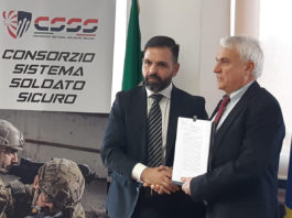 Equipaggiamento per l’esercito: firmato contratto tra Difesa e Beretta-Leonardo Equipaggiamento per l'esercito: firma del contratto tra consorzio Sistema soldato sicuro e difesa