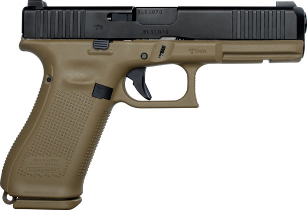 fianco destro della pistola glock g17 gen5