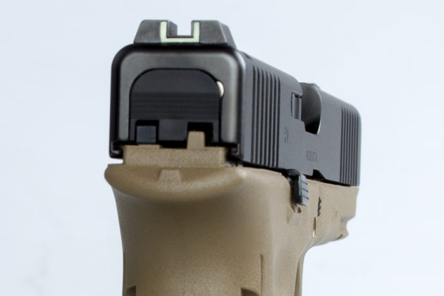 mira della pistola glock g17 gen5 per le forze armate francesi