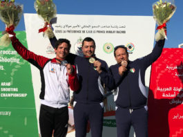 Altre due medaglie per la nazionale italiana di fossa olimpica nazionale italiana di fossa olimpica, daniele resca e massimo fabbrizi sul podio del 3° gran premio internazionale del marocco