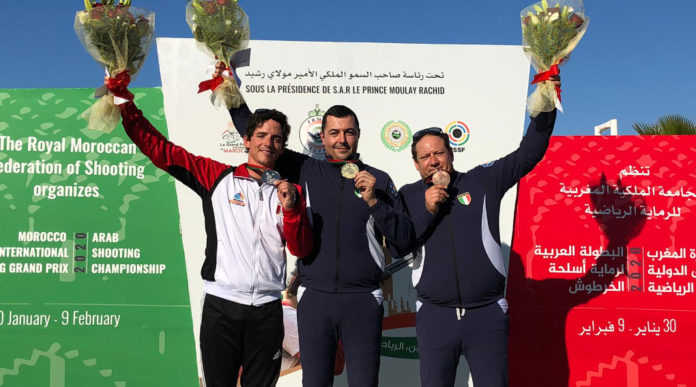 nazionale italiana di fossa olimpica, daniele resca e massimo fabbrizi sul podio del 3° gran premio internazionale del marocco