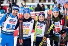 Mondiali di biathlon 2020, prima medaglia per l’Italia Mondiali di biathlon 2020, prima medaglia per l’Italia nella staffetta 4x6 km