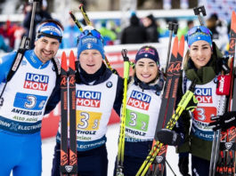 Mondiali di biathlon 2020, prima medaglia per l’Italia Mondiali di biathlon 2020, prima medaglia per l’Italia nella staffetta 4x6 km