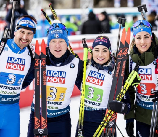 Mondiali di biathlon 2020, prima medaglia per l’Italia Mondiali di biathlon 2020, prima medaglia per l’Italia nella staffetta 4x6 km