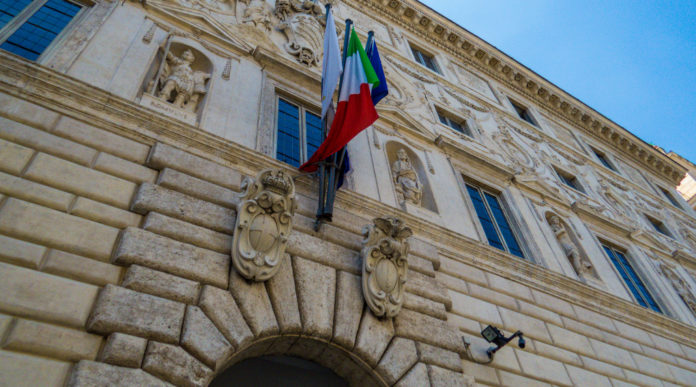 Riordino del Banco nazionale di prova sospeso parere del Consiglio di Stato: facciata di Palazzo Spada, sede del consiglio di Stato