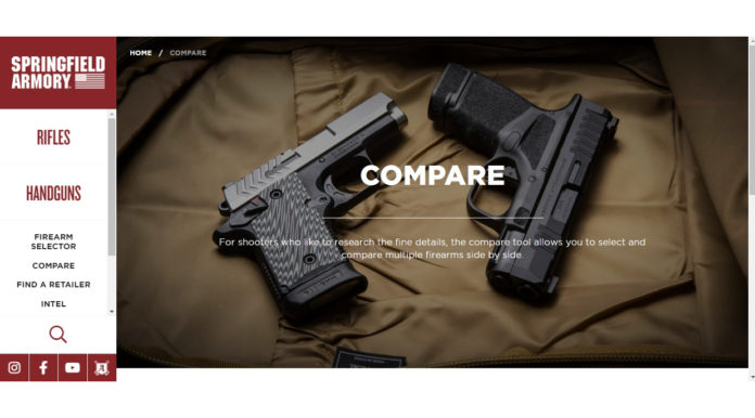 Rinnovato il sito web di Springfield Armory