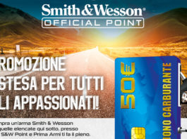 Acquistare un’arma Smith & Wesson = risparmiare carburante: torna la promozione di Prima Armi Acquistare un’arma Smith & Wesson per risparmiare carburante, torna la promozione di Prima Armi