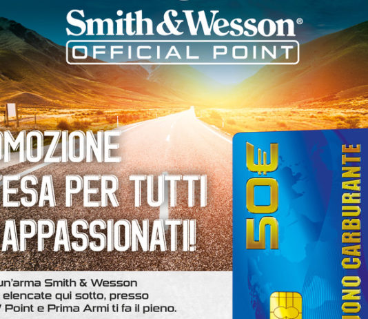 Acquistare un’arma Smith & Wesson = risparmiare carburante: torna la promozione di Prima Armi Acquistare un’arma Smith & Wesson per risparmiare carburante, torna la promozione di Prima Armi