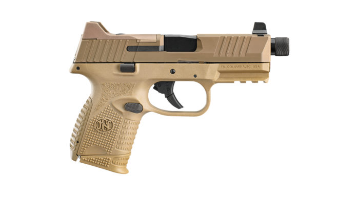 Fn 509 Compact Tactical, la pistola con caricatore maggiorato anche in flat dark earth