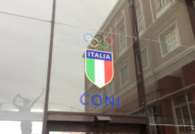 Assemblee delle federazioni di tiro, le decisioni del Coni assemblea delle federazioni di tiro: ingresso del palazzo del Coni