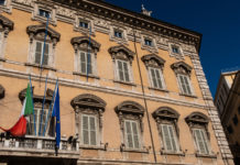 Commissariamento dell’Uits, interrogazione al governo commissariamento dell'Uits: facciata di palazzo madama, sede del Senato