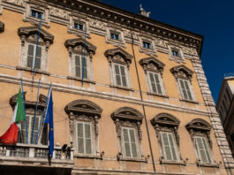 Commissariamento dell’Uits, interrogazione al governo commissariamento dell'Uits: facciata di palazzo madama, sede del Senato