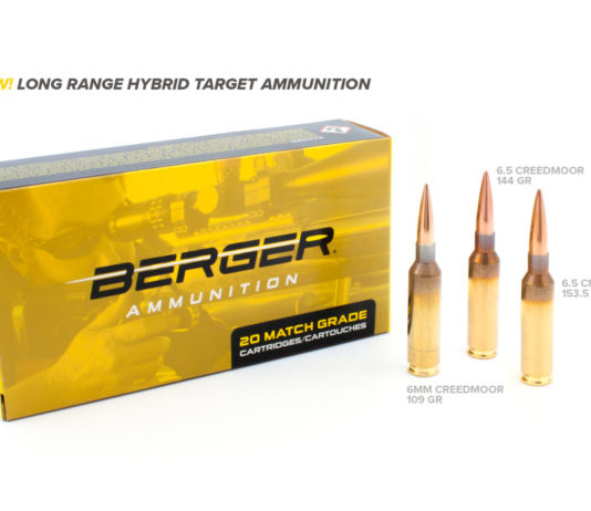 Berger Long Range Hybrid Target, le munizioni per il tiro a lunga distanza in due calibri ulteriori Berger Long Range Hybrid Target, le munizioni per il tiro a lunga distanza in due calibri ulteriori