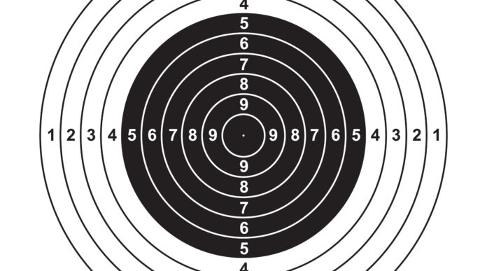 campionato italiano di tiro a segno: bersaglio per tiro a segno