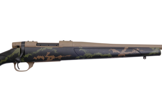 dettaglio dell'azione della carabina bolt action weatherby vanguard high country