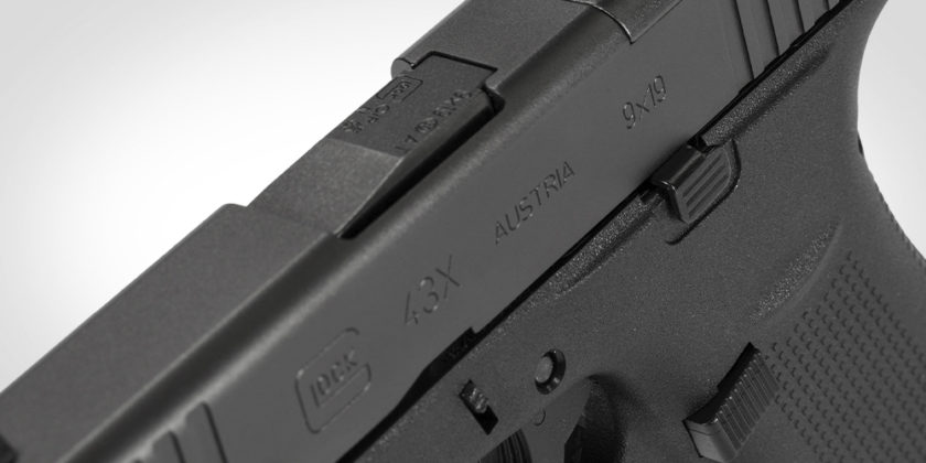 finitura della glock g43x mos