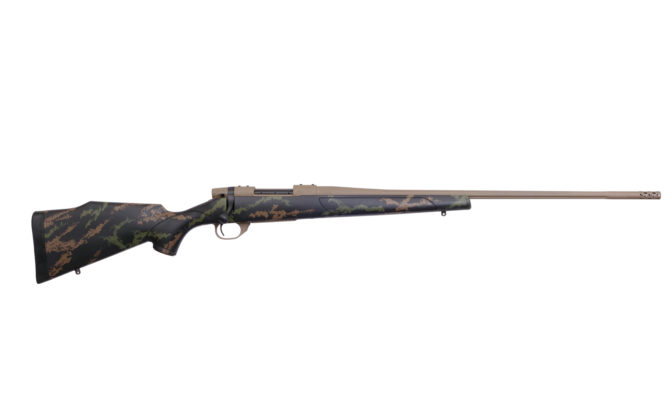 lato destro della carabina bolt action weatherby vanguard high country