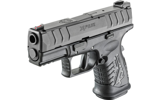 primo piano della pistola Springfield Armory Xd-M Elite