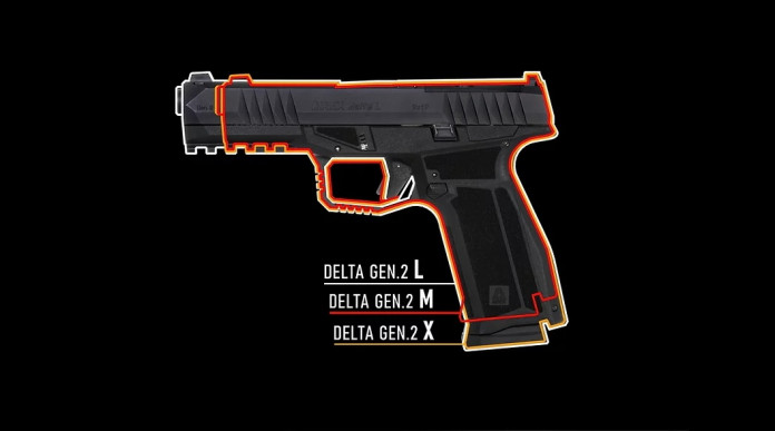 Arex Delta Gen 2, la pistola striker fired in tre varianti