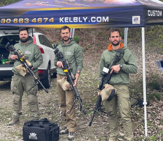 Tiro di precisione, collaborazione Armeria Regina – Balistae Solution Tiro di precisione, collaborazione Armeria Regina - Balistae Solution: il Kelbly & Balistae Solution Team (Alberto Bompan, Andrea Zanchetta, Fabio Carraro)