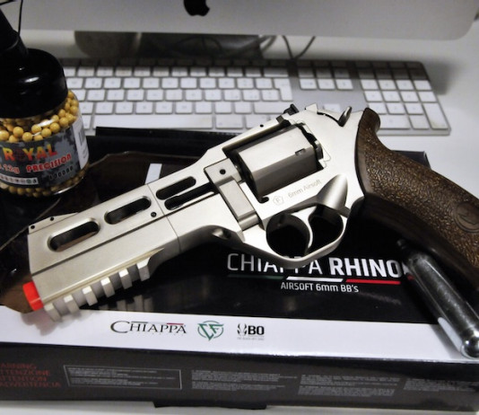 Chiappa Firearms Rhino Airsoft cal. 6 mm, revolver da softair chiappa rhino airsoft 1