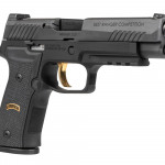 da destra di tre quarti, la pistola custom sig sauer m17 best ranger competition