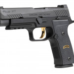 di tre quarti, la sig sauer m17 best ranger competition