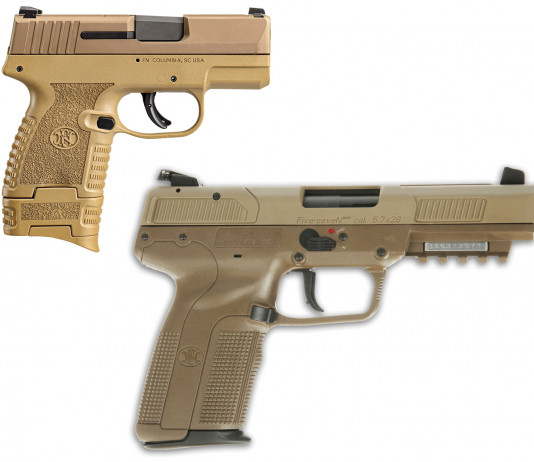 FN 503 e FN Five-seveN, doppia pistola flat dark earth FN 503 e FN Five-seveN, doppia pistola flat dark earth