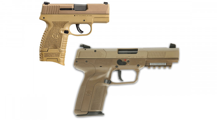 FN 503 e FN Five-seveN, doppia pistola flat dark earth