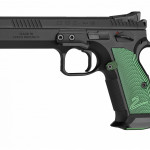 lato sinistro della pistola cz ts2 racing green