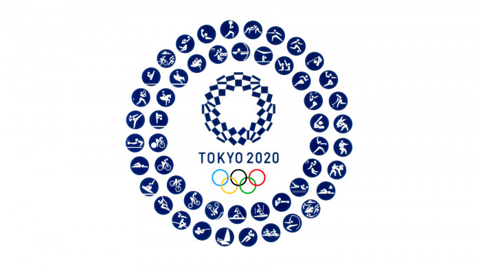 europei di tiro: logo tokyo 2020, a rappresentare carta olimpica