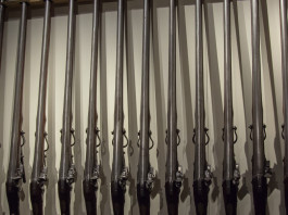 Limite per armi in collezione, questura sospende provvedimento limite per armi in collezione: vecchi fucili nella rastrelliera