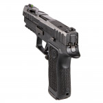 da dietro, la pistola microcompatta Sig Custom P320X Compact Spectre