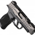 destra, la Sig Custom P365XL Spectre appoggiata sulla canna