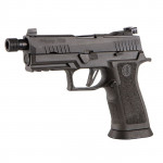 di tre quarti da sinistra, la sig sauer P320 XCarry Legion