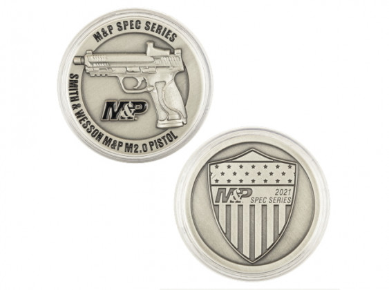 moneta celebrativa della pistola Smith & Wesson M&P9 M2.0 OR Spec Series