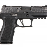 vista classica della pistola microcompatta Sig Custom P320 Compact Spectre