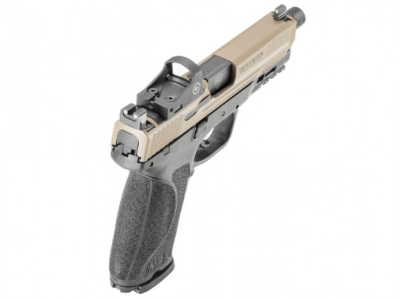 vista da dietro, la pistola Smith & Wesson M&P9 M2.0 OR Spec Series