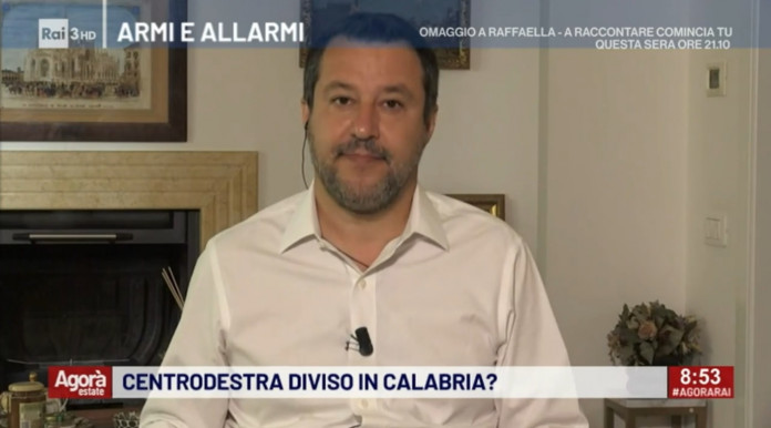 Porto d’armi, le parole di Salvini sulla Rai