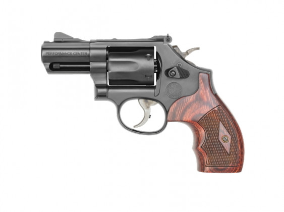 lato sinistro del revolver per il porto occulto Smith & Wesson Model 19 Carry Comp