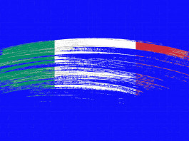 Bacosi prima nel ranking mondiale Issf Bacosi prima nel ranking mondiale Issf: bandiera italiana in vernice su sfondo azzurro